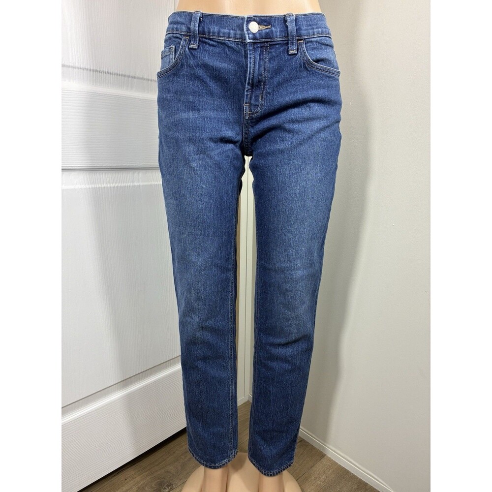Old Navy Womens Jeans sz 6 Mid-Rise Wow Boyfriend Straight Medium Wash